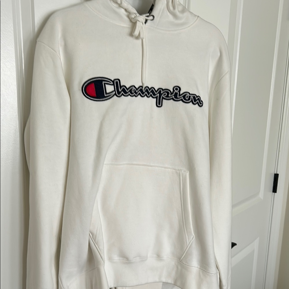 Champion White Hoodie & Track pants set